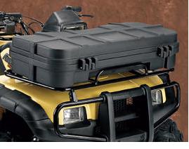 Moose utility division front and rear cargo boxes