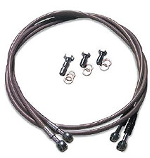 Lonestar racing stainless braided brake lines