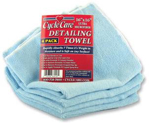 Cycle care microfiber towels