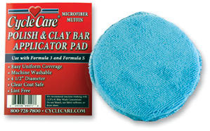 Cycle care polish applicator pad