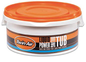 Twin air liquid power filter oil and oiling tub