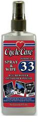 Cycle care formula 33 spray & wipe dry detailer and bug remover