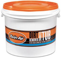 Twin air liquid dirt remover and cleaning tub