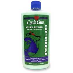 Cycle care formula envirogreen no-rinse wash and wax