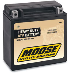 Moose utility division factory activated agm maintenance-free batteries