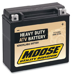 Moose utility division factory activated agm maintenance-free batteries