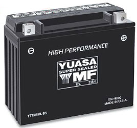 Yuasa high-performance agm maintenance-free batteries