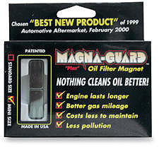 Magna-guard oil filter magnet