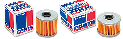 Parts unlimited oil filters