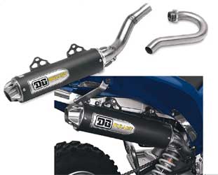 Dg bullet complete exhaust system with spark arrestor