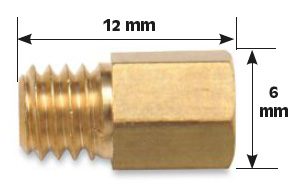 Mikuni genuine 4/042 large hex-type main jets