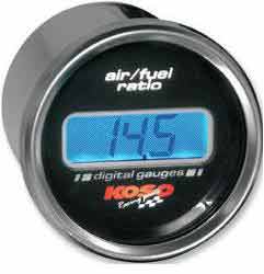 Koso north america narrow band air / fuel ratio meter