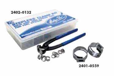 Motion pro stepless ear clamp kit for fuel system
