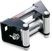 Warn roller fairlead for use with plows