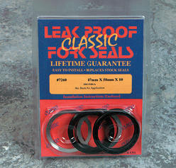 Leak proof fork seals