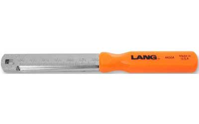 Lang tools e-z grip spark plug ramp gauge