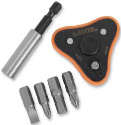 Lang tools 6-piece finger ratchet bit driver