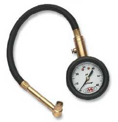 Accu-gage dial tire gauge with hose