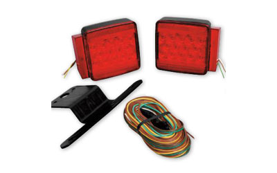 Wesbar submersible led under 80” combination taillight kit