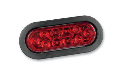 Wesbar waterproof led oval  grommet-mount taillights