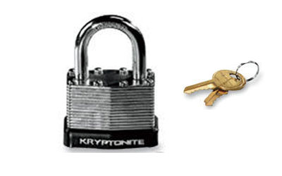 Kryptonite steel padlocks