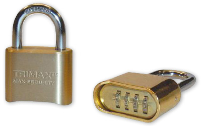 Trimax resettable combination padlock