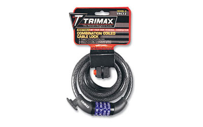 Trimax trimaflex coiled cable locks