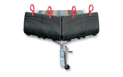 Caliber v-front drive-off ramp shield