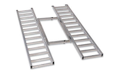 Moose utility division tri-fold adjustable ramp