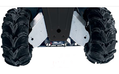 Warn utv rear a-arm guards