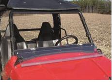 Seizmik rzr double folding windshield