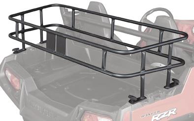 Moose utility division rzr rear bottomless bedrails / racks