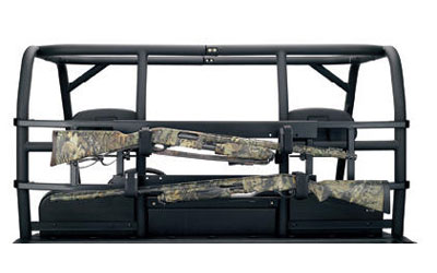 Moose utility division roll cage gun rack