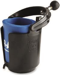Ram self-leveling cup holder and cozy with 1