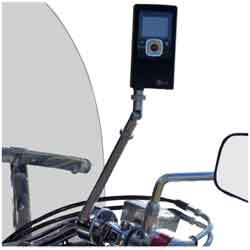 Leader deluxecam/ deluxecam plus motorcycle camera mounts