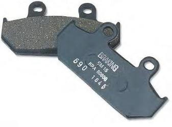 Braking high-performance brake pads