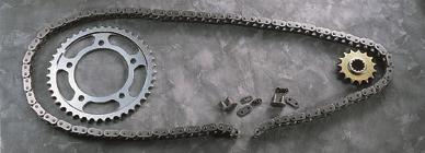 Rk racing chain o-ring chain and sprocket kits