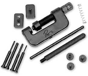 Motion pro chain riveting tool