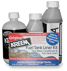 Kreem fuel tank liner and tank prep combo paks
