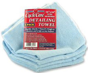 Cycle care microfiber towels