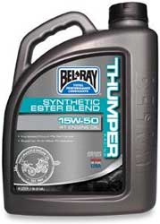 Bel-ray thumper racing synthetic ester  blend 4t engine oil
