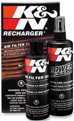 K&n performance filters power kleen recharger filter  care service