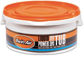 Twin air liquid power filter oil and oiling tub
