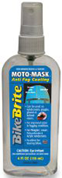 Bike brite moto-mask anti-fog coating