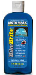 Bike brite moto-mask windscreen rain coating