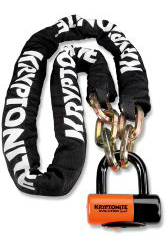 Kryptonite new york chain and evolution series 4 disc lock