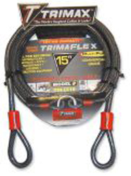 Trimax trimaflex max security  braided cables