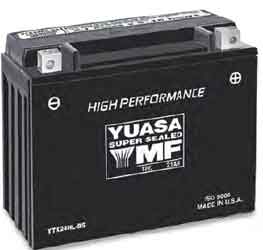 Yuasa high-performance agm maintenance-free batteries