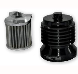 Flo stainless steel,  reusable “spin-on” oil filters