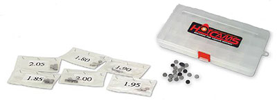 Hotcams valve shim kits and refill packages